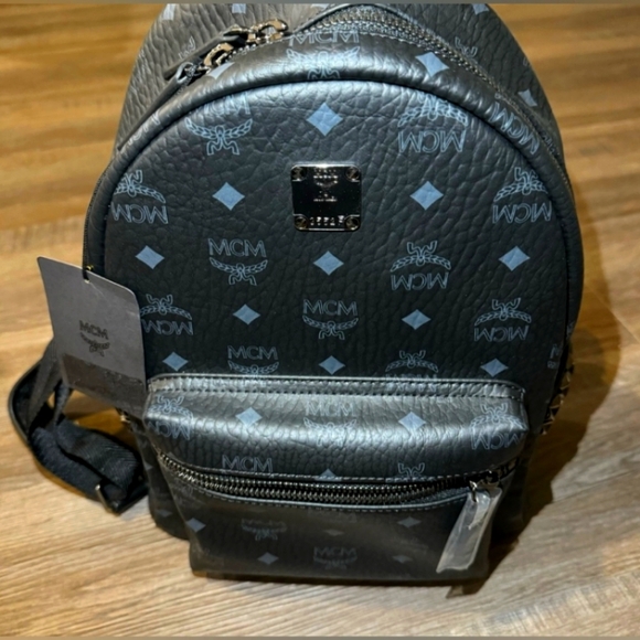 MCM Black Backpack BrandNew - Picture 1 of 6